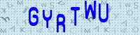 Blue Captcha Image