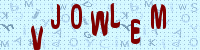 Blue Captcha Image